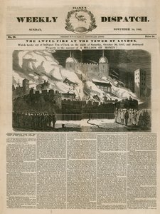 Brand in de Tower of London, 1841