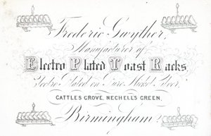 Handelskaart, Frederic Gwyther door English School