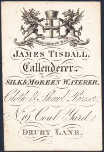 Handelskaart, James Tisdall