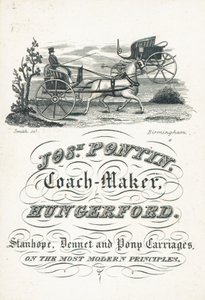 Handelskaart, Joseph Pontin door English School
