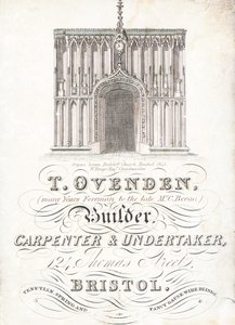 Handelskaart, T Ovenden