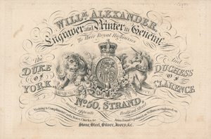 Handelskaart, William Alexander
