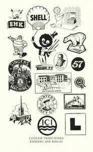 Handelstekens: Bekende handelsmerken, emblemen en insignes (litho) door English School