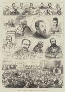 Proces van G H Lamson, in de Old Bailey, voor vergiftiging