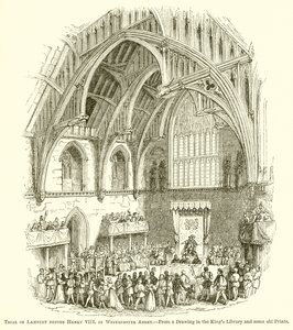 Proces van Lambert voor Hendrik VIII in Westminster Abbey