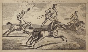 Truc rijden (gravure) door English School