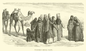 Turkmeense bruiloftsstoet