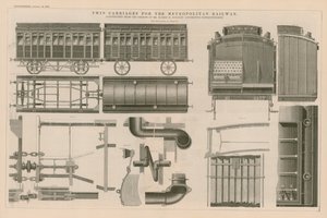 Dubbele Wagons voor de Metropolitan Railway door English School