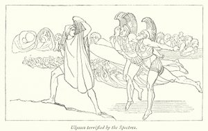 Odysseus Geschrokken door de Geesten door English School