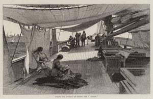 Onder de Luifel aan Boord van de "Undine" door English School
