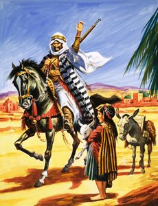 Onbekende Arabische ruiter