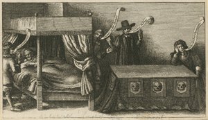 Onbekende slaapkamer scène