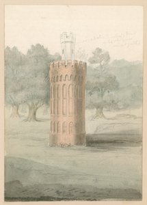 Ongeïdentificeerde toren, Tottenham, Londen door English School