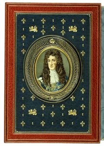Bovenste omslag, met ovaal portret miniatuur van Charles II, 1902 door English School
