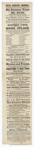 Vauxhall Gardens, Advertentie