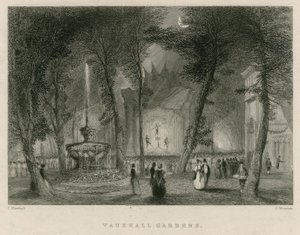 Vauxhall-tuinen, Londen door English School