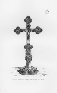 Victoria en Albert Museum: Kruisbeeld, verguld zilver, Duits, circa 1400
