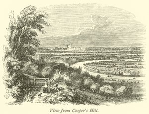 Uitzicht vanaf Coopers Hill door English School