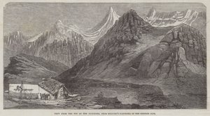 Uitzicht vanaf de top van de Faulhorn, uit Burford