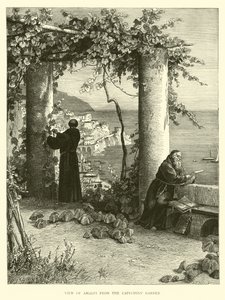 Uitzicht op Amalfi vanuit de Capucijnen Tuin