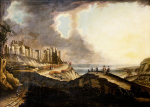 Uitzicht op Dover Castle