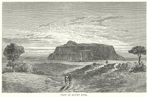 Uitzicht op de berg Kita (gravure) door English School