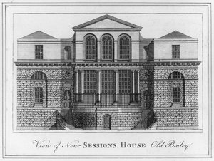 Uitzicht op New Sessions House Old Bailey door English School