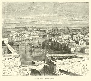 Uitzicht op Valetta, Malta door English School