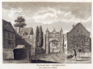 Uitzicht op Wincheap Gate, 1784