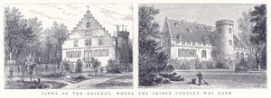 Gezichten van de Rosenau, waar de Prins-Gemaal werd geboren door English School