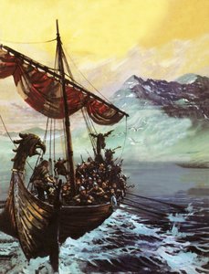 Vikingschip door English School