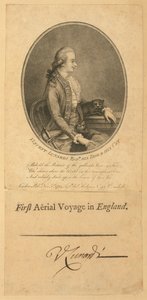 Vincent Lunardi, 1784 door English School