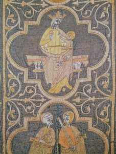 Maagd en Kind, detail van de Clare Kazuifel, ca. 1272-94 door English School