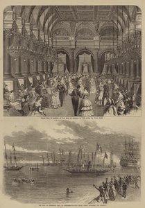 Bezoek van Victor Emmanuel II van Italië door English School