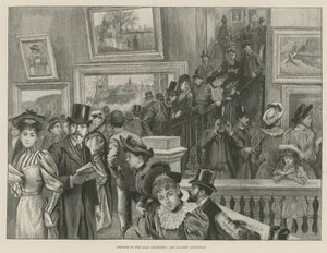 Bezoekers van de leencollectie