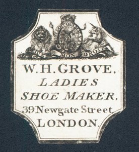 W H Grove, dames schoenmaker door English School