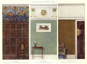 Muurdecoraties voor hoofdruimtes door English School