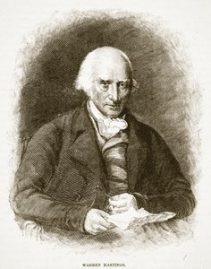 Warren Hastings, illustratie uit Cassells Illustrated History of England door English School