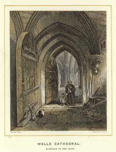 Kathedraal van Wells, ingang naar de crypte