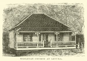 Wesleyaanse kerk in Levuka door English School