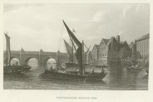 Westminster Bridge, 1745 door English School