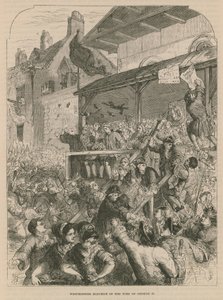 Westminster Verkiezing in de tijd van George II door English School