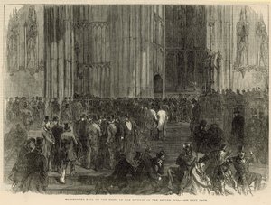 Westminster Hall op de avond van de verdeling over het hervormingsvoorstel door English School