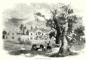 White Lodge, Richmond Park (gravure) door English School