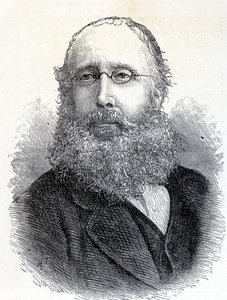 William Bromley-Davenport (1821-1884) uit Illustrated London News 28 juni 1884 door English School
