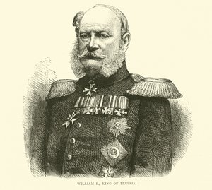 Willem I, koning van Pruisen, juli 1870