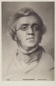 William Makepeace Thackeray (1811-1863), Engels romanschrijver (litho)