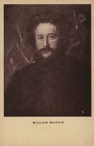 William Morris (1834-1896), Engelse textielontwerper, kunstenaar en schrijver (litho)