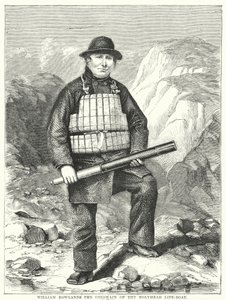William Rowlands de Stuurman van de Holyhead Reddingsboot
