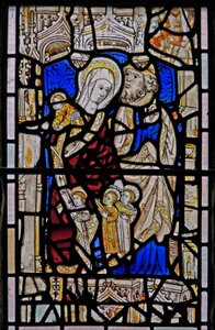 Raam Ew met St. Maria Cleopas, Alphaeus en hun kinderen